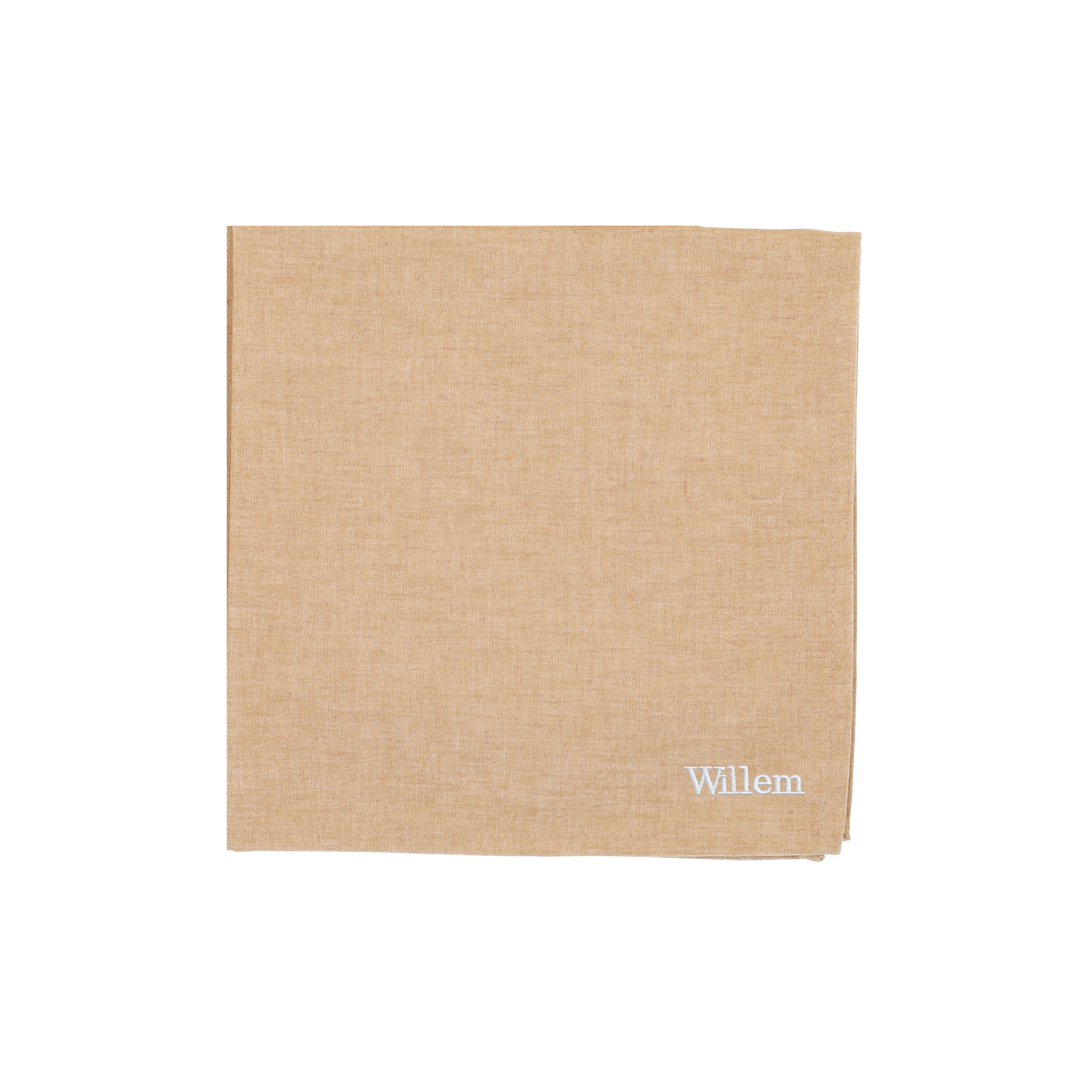 Cognackleurige servet 50x50 personaliseerbaar