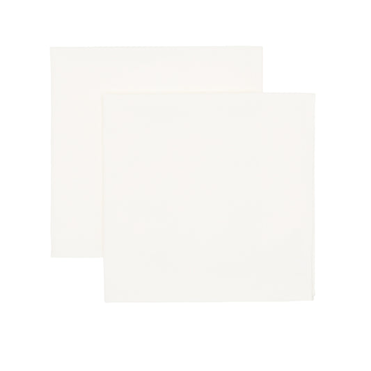 Wimbledon White Napkin, white linen mix, 50x50, set of 2